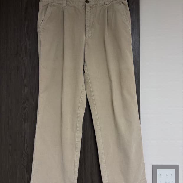 HAZZYS 헤지스 베이지 코듀로이 바지 32