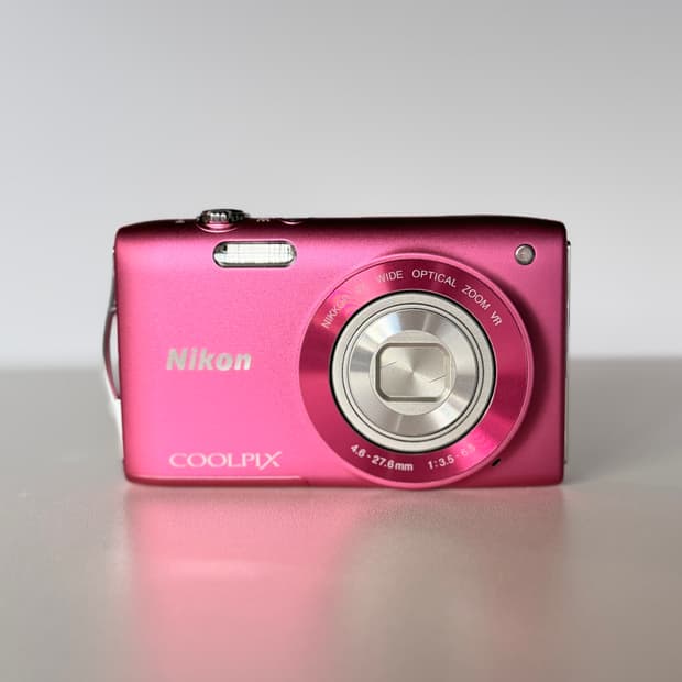 🎀트와이스 사나 픽・미품🎀 니콘 쿨픽스 S3300 핑크 빈티지디카