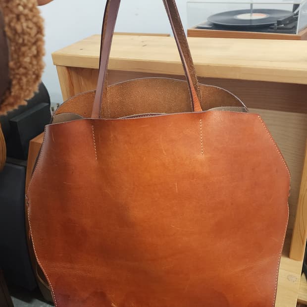 JANE COUTURE 가죽 토트백