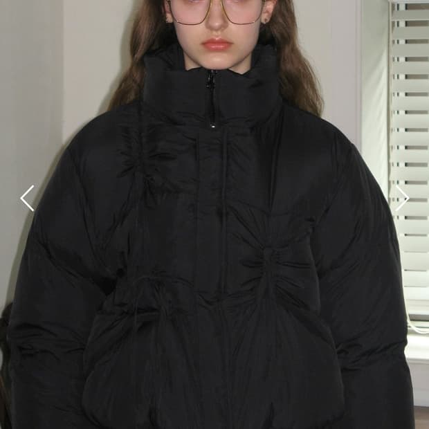 SINOON 리본디테일 푸퍼 자켓 / 패딩 