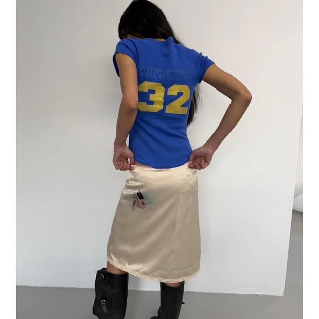 구해요 어텐즈 32 raglan tee 블루