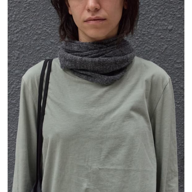 머듈 롱 스카프 그레이