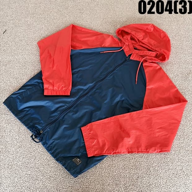 [105(L)] 나이키 배색 바람막이 후드 집업 0204(3)