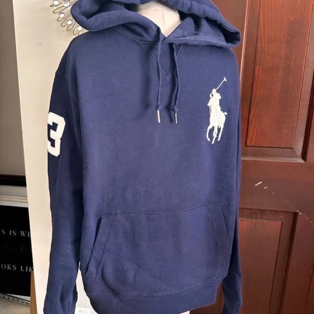 폴로 빅포니 후드티 xl