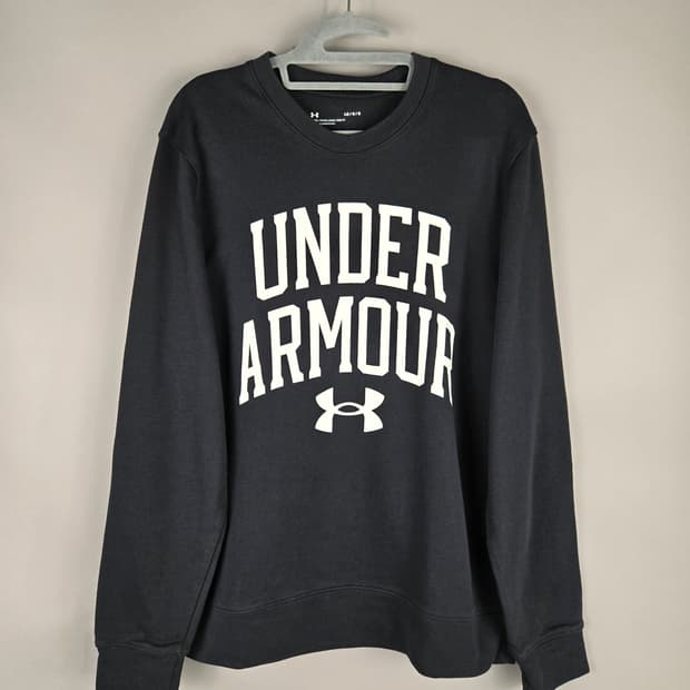 [무료배송]언더아머 L 여성 루즈핏 맨투맨 블랙에 가까운 네이비