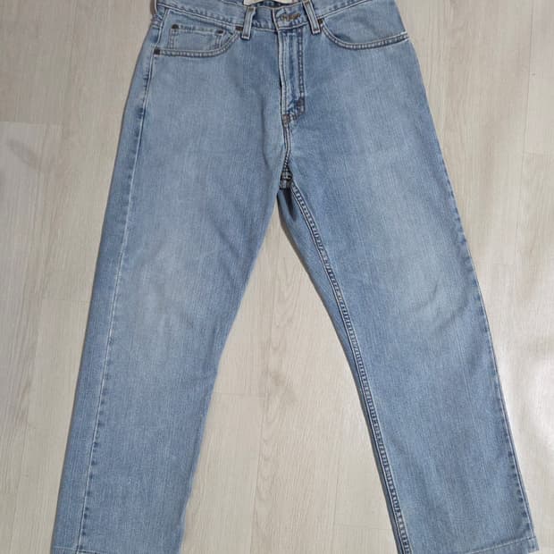 (착샷) 리바이스 505 연청 데님