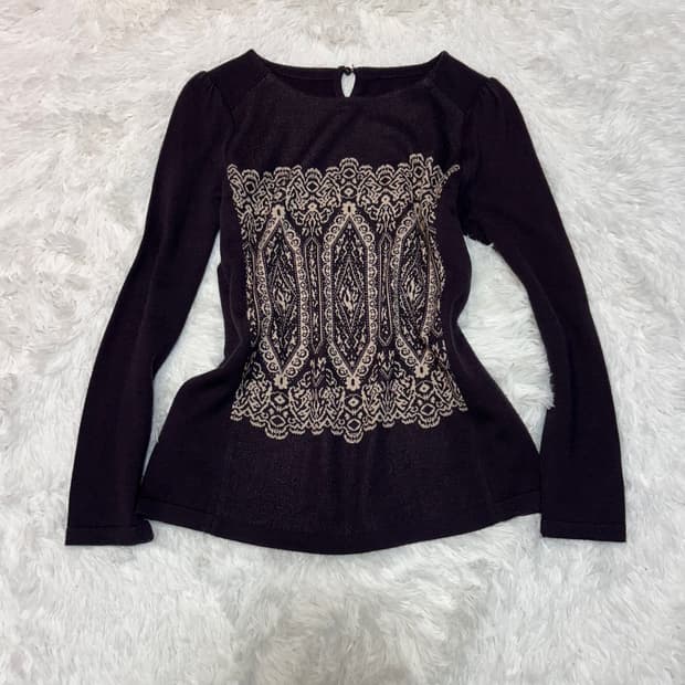 goth puff knit sleeve