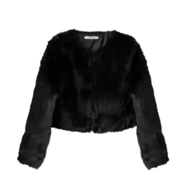 애즈온 퍼자켓 블랙