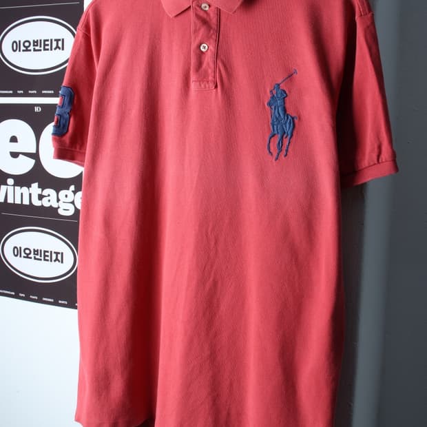(XL-2XL) 폴로 랄프로렌 반팔 카라 티셔츠 빅사이즈-H36840