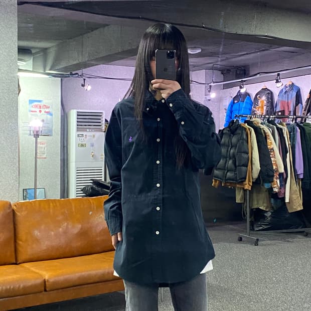 폴로 퍼플포니 슬림핏 셔츠 B3985