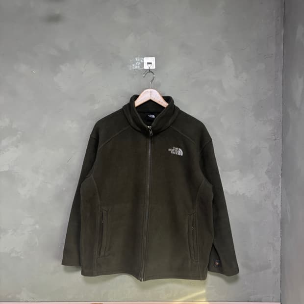 노스페이스 플리스 카키