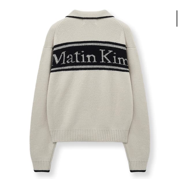 마뗑킴 Matin kim 아이보리 카라 니트