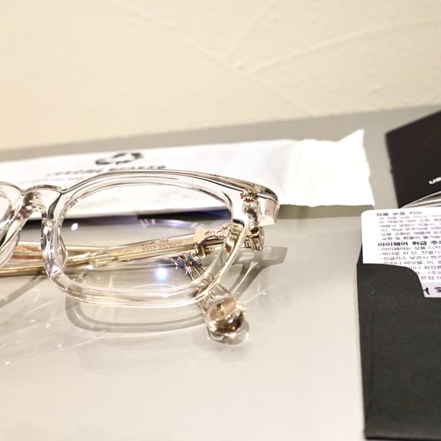 크롬하츠 콕스어커 크리스탈/골드 안경