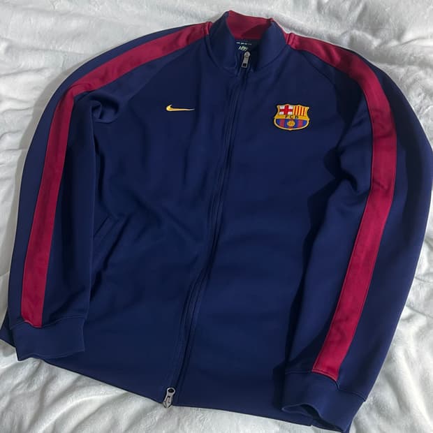 나이키 바르셀로나 트랙탑 져지