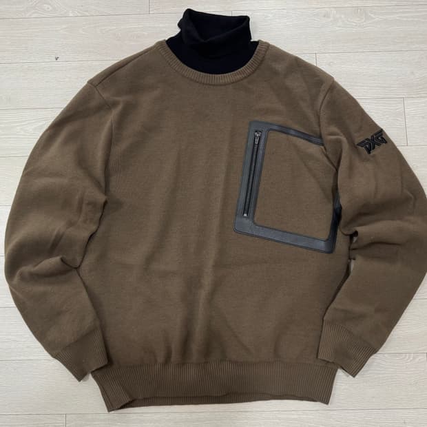 PXG 골프웨어 모크넥 바람막이 방풍 스웨터