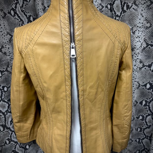 [RARE design] Back Zip Detail Stitch Lin