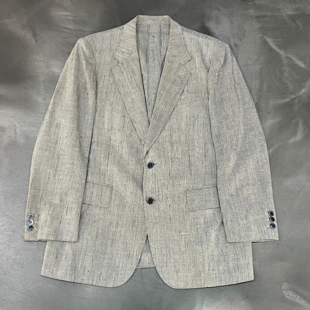  랑방 스트라이프 린넨 블레이저 y16013