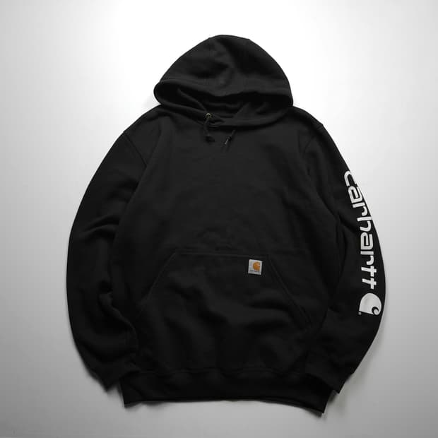 칼하트 스펠아웃 박시핏 후드 티셔츠 (L)