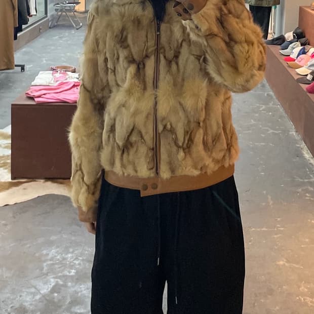 빈티지 폭스퍼 양가죽자켓 H1911