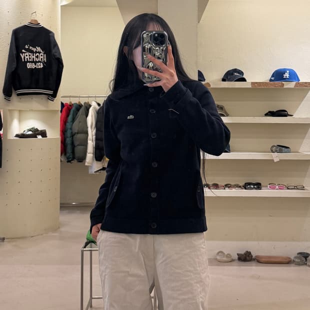 라코스테 카라 니트 가디건 U1051