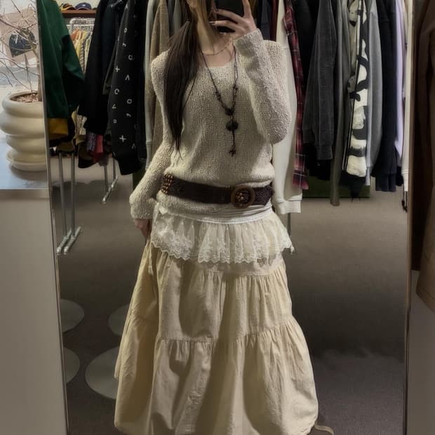 Mori Girl Look 🧺🪶