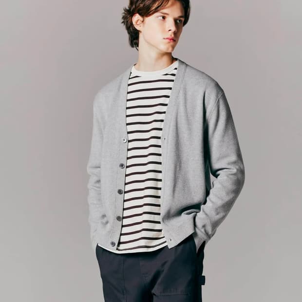 지오다노 하프밀란 브이넥 가디건(12GG)