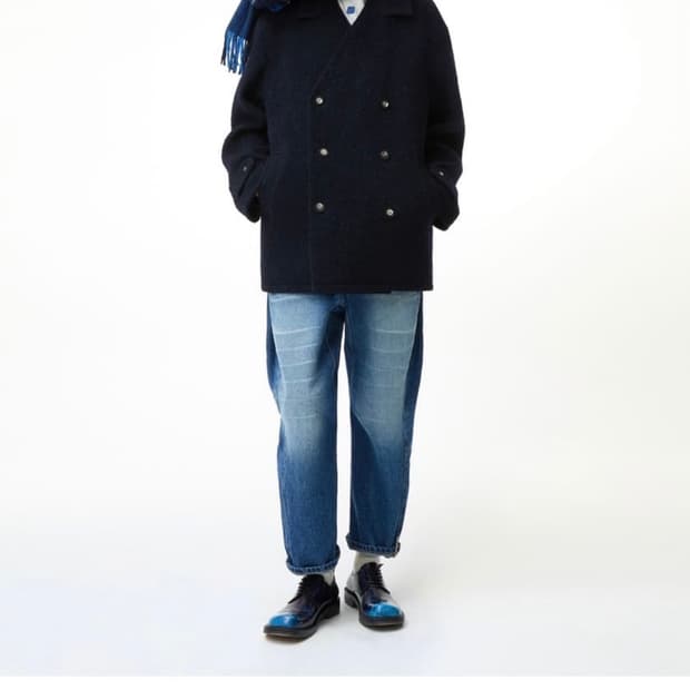 아더에러 24fw 하프코트 product. 30 네이비 XL