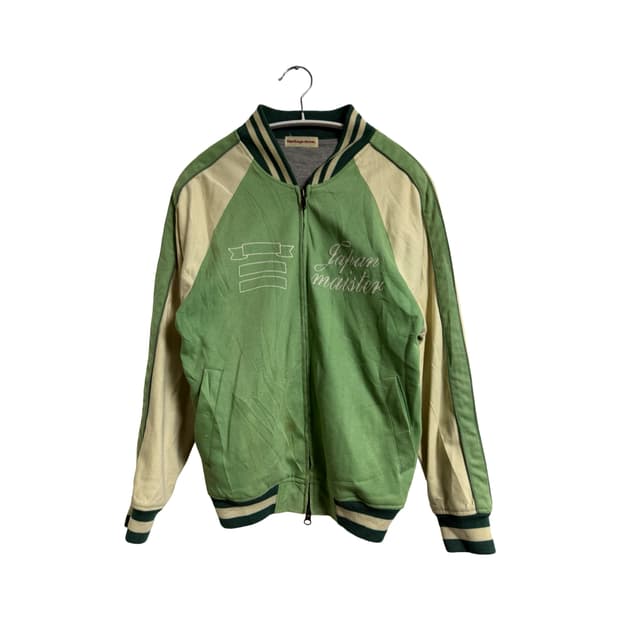 Heritage stone 빈티지 바시티 집업