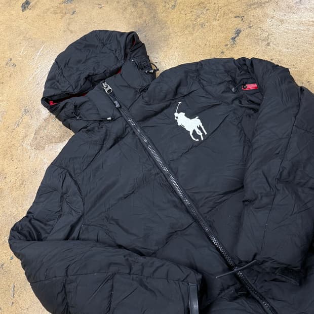 폴로 랄프로렌 빅포니 블랙 패딩