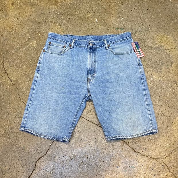 미국 빈티지 리바이스 505 연청바지 38size