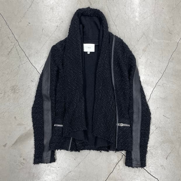 Iro Side leather Cardigan