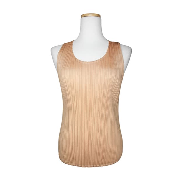 이세이미야케 플리츠플리즈 골드 나시 상의 (3)