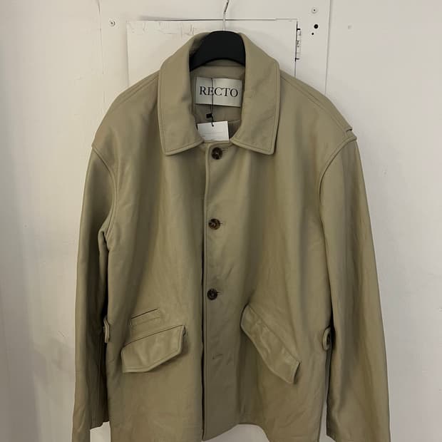 렉토 레더 자켓 