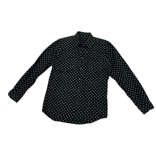 헬무트랭 플로럴 패턴 셔츠