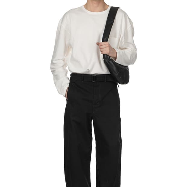 Lemaire twisted belted pants