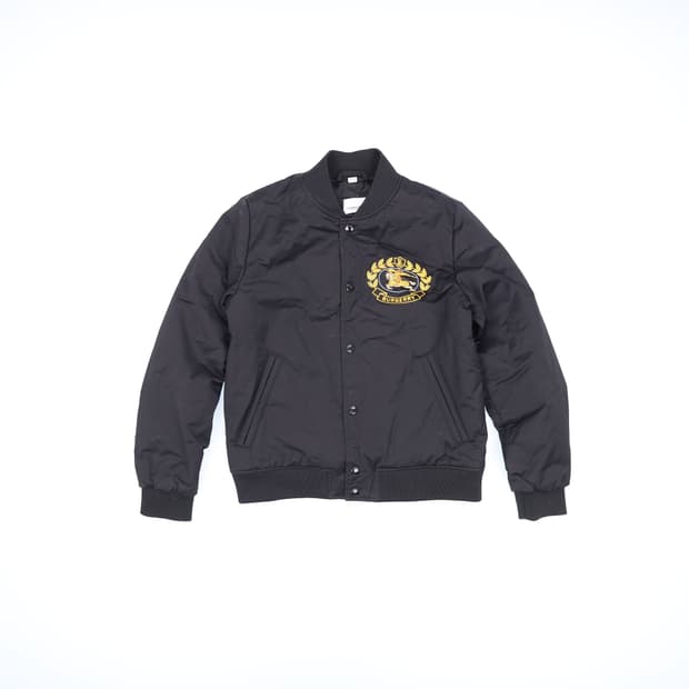 [12Y/152CM] 버버리 키즈여성 블랙 봄버자켓 0119H2