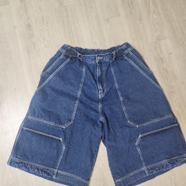 앵글런 데님 버뮤다팬츠