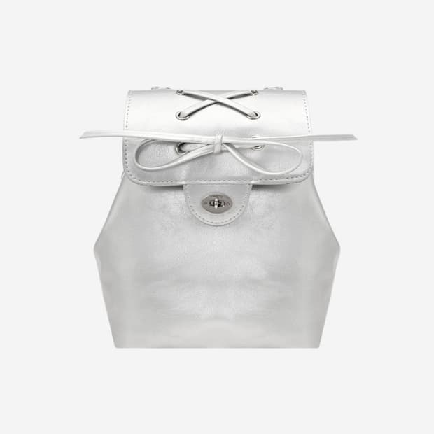 아노에틱 리본클래식백팩 실버 2회착용