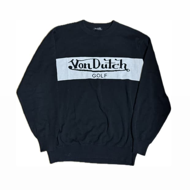 본더치 골프 니트 빈티지