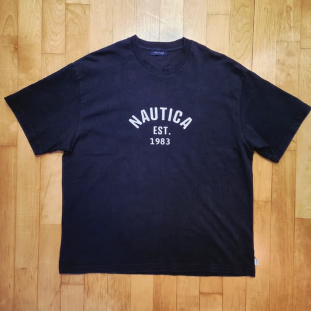 노티카 재팬 반팔티 네이비 L