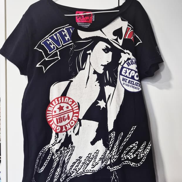 펑크 락시크 y2k 일본 빈티지 반팔 히스테릭글래머 느낌