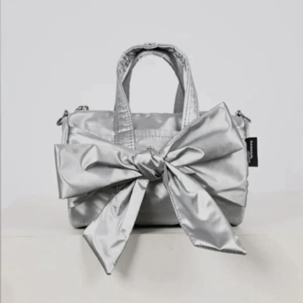 생긴스튜디오 리본백(체인포함)