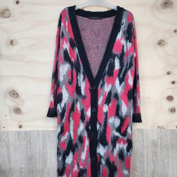 364) 제시 뉴욕 롱 가디건 패턴 롱가디건