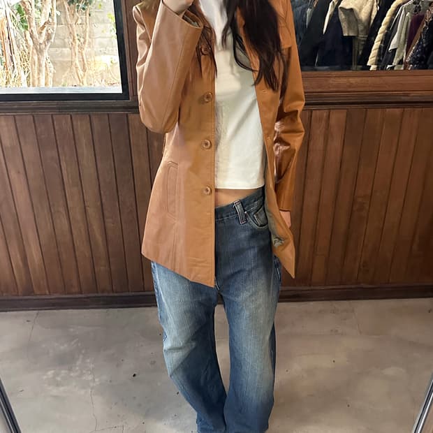 JPV mid lether jacket