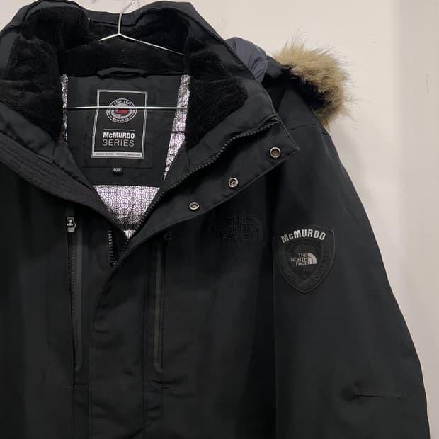 노스페이스 맥머도 고어텍스 구스다운 후드 롱패딩