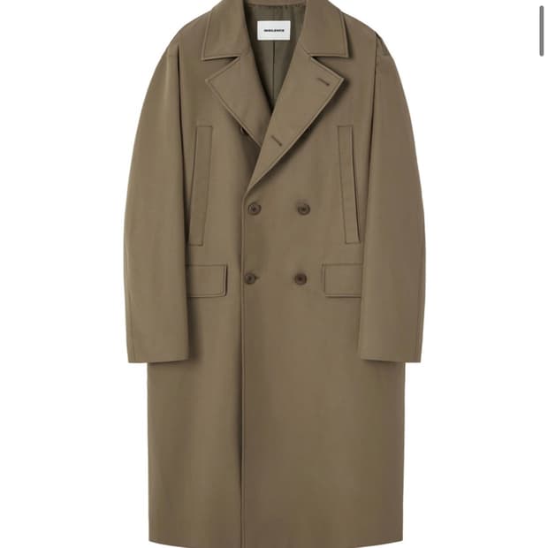 인사일런스 코튼 더블 코트 SAND BROWN