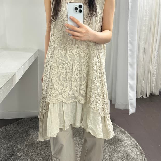 mori lace layered sleeveless