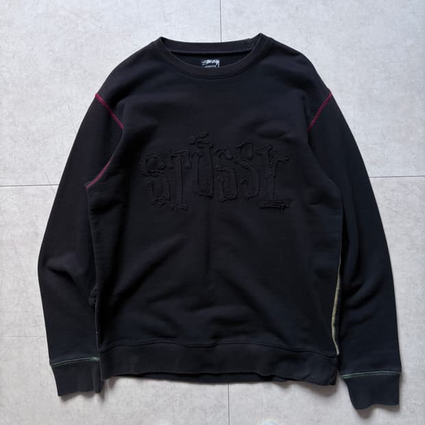 스투시 2010‘s 레터링 패치 맨투맨