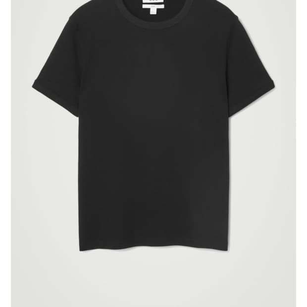 Cos 슬림 리브드 티셔츠 s