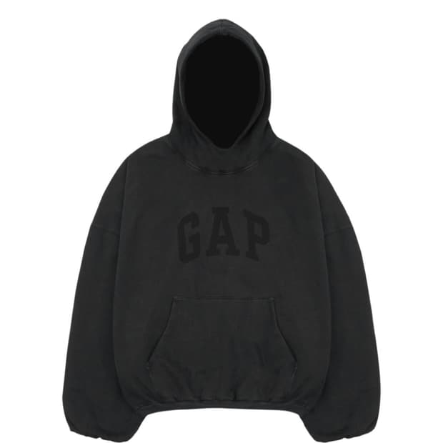 [새상품] 이지갭 도브후드 워시드블랙 XL